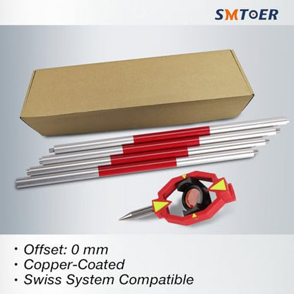 Mini Prism Reflector with 4 Rods, 0 mm Offset Constant - size: 0 mm