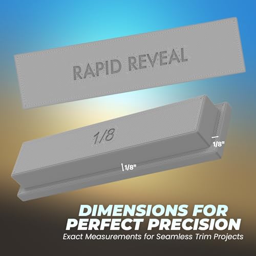 Rapid Reveal - Trim Reveal Tool Set - 1/8", 3/16", 1/4" - Precision Trim Gauges - Door Reveal Tools - Durable ABS Plastic - Accurate Jamb Marking - Finish Carpentry DIY - Made in The USA (3 Pack) - size: 3 Pack (1/8 Inch, 3/16 Inch, 1/4 Inch)
