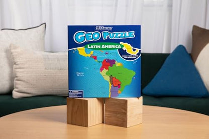 GeoPuzzle Latin America Jigsaw Puzzles,50 Pc Puzzle for Kids Ages 6 and Up - color: 1 Set-latin America