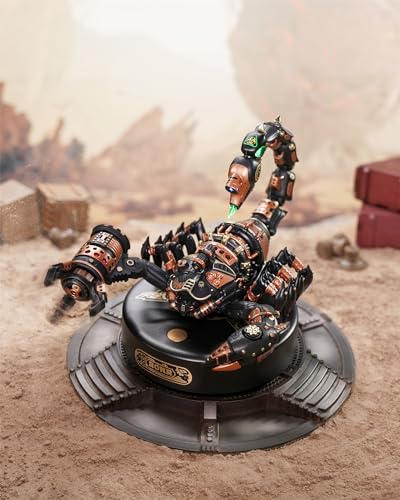 ROKR 3D Metal Model Kits Puzzle for Adults Kids, Steampunk Electric Mechanical Toy, Assembly DIY Gift Plastic Craft Hobby for Men, Women (Emperor Scorpion)