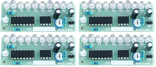 Soldering Kit for Electronics Soldering Practice Kit NE555 CD4017 LED Chasing Light Soldering Station Soldering Kit DIY Electronic Kits (Pack of 2) - size: 4.33 x 7.4 x 0.78 inches (Pack of 2)