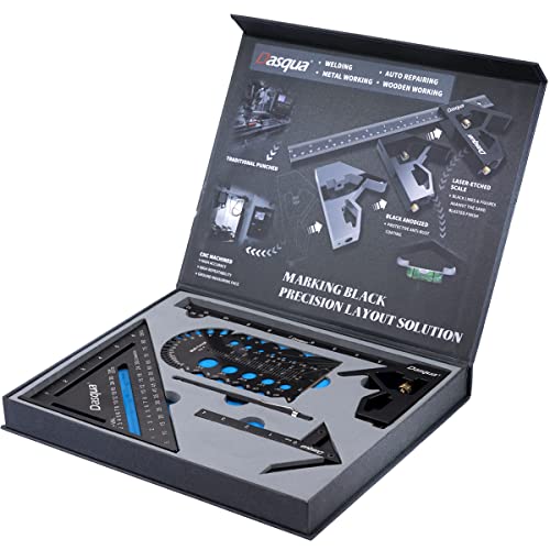 Accusize Industrial Tools 5pc Marking Black Precision Layout Solution, 2805-1406