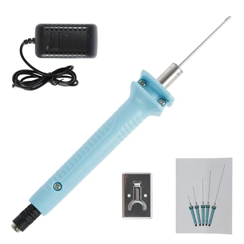Electric Foam Cutter 18W 5CM Electric Hot Cutter Pen Sturdy Styrofoam Cutting Pen Heat Cutter Tool Foam Cutter Pen with Stand Hot Cutting Tool for Foam Cutting Arts Handcraft (18W 5CM)