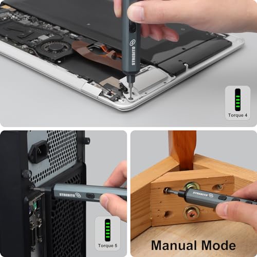 STREBITO Mini Electric Screwdriver Set, 70 in 1 Small Electric Screwdriver - style: Standard