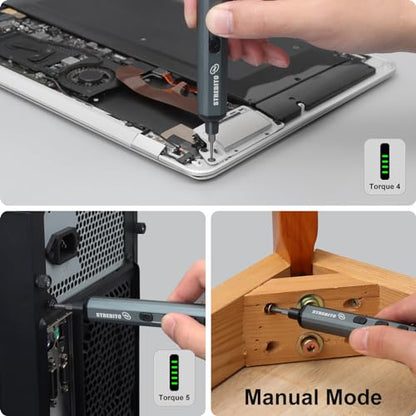 STREBITO Mini Electric Screwdriver Set, 70 in 1 Small Electric Screwdriver - style: Standard