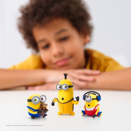 HEY CLAY Fat Brain Toys Minions, Air Dry Clay Kit with Interactive App for Kids & Tweens, Modeling Clay and Crafts Set for Kids Ages 5 to 11 - color: Full Set