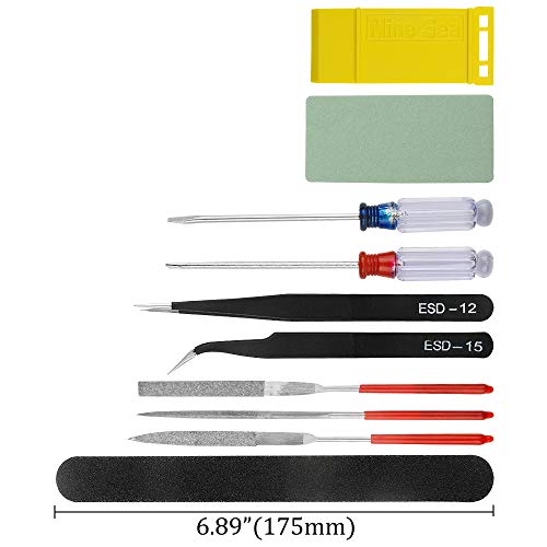 25Pcs Model Basic Tools Craft Set for Gundam Model Tools Kit with Plastic Box Model Assemble Car Hobby Model Building Repairing and Fixing DIY Craft Kit
