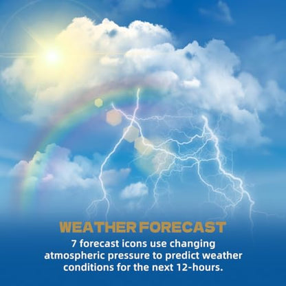 Indoor Outdoor Thermometer Wireless Weather Station 330ft Sensor - color: White+Grey
