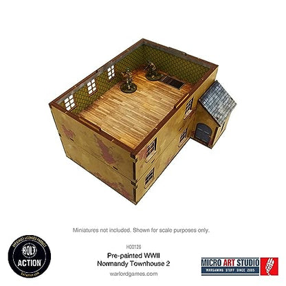 Micro Art Studio: WW2 Normandy Townhouse 2 HDF Prepainted Terrain