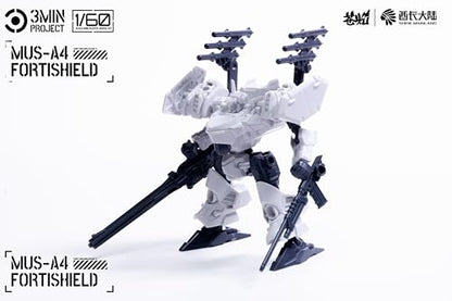 Sheik Mainland 1/60 Scale 3MIN Ventus Vector Whit Model Kit 3PCS - color: Ventus Vector White