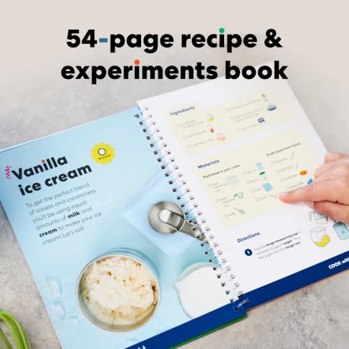 KiwiCo Science of Cooking Ice Cream Kit - STEM Chemistry Set for Ages 5+ - size: 8 x 11 x 6.1 inches
