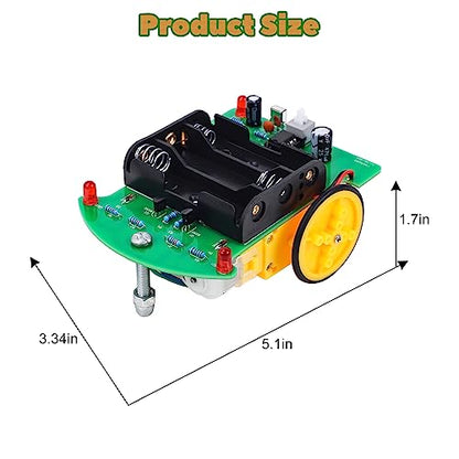 MiOYOOW DIY Remote Control Car Kit, Soldering Practice Kit for School - color: Remote Control Car Kit