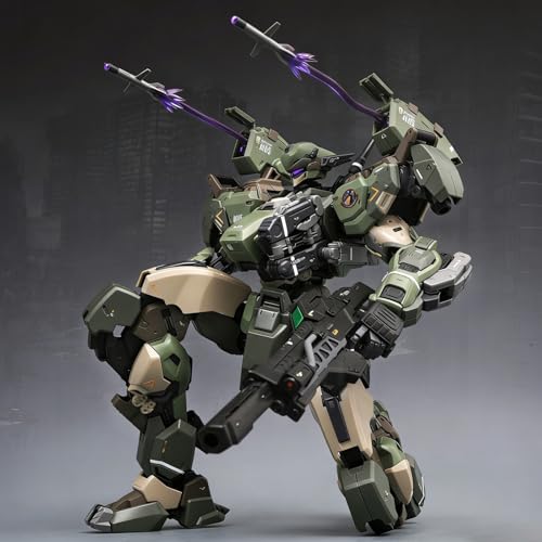 Pipigirl 1/100 Plastic Mecha Action Figures Kits, Lynx, 8.5 in High, Model Kits to Build, Easy to Assembly Mecha Model - color: Lynx