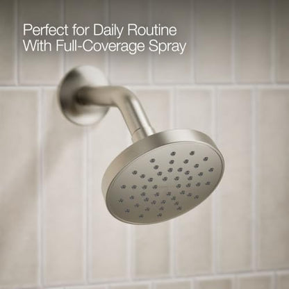 KOHLER TS35322-4G-BN, Elate Rite-Temp Tub and Shower Trim with Single Function 1.75 GPM Showerhead, Vibrant Brushed Nickel, Stylish Tub and Shower Fixture, High Performance - color: Vibrant Brushed Nickel, size: 1.75 GPM