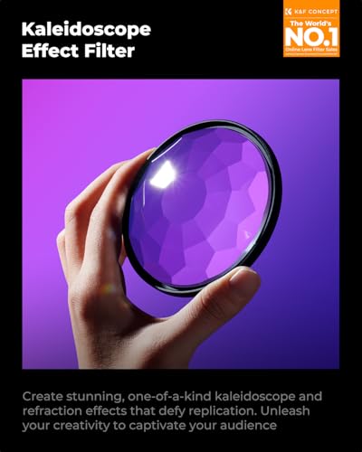 K&F CONCEPT 67mm Kaleidoscope Effects Filter Prism - size: 67mm