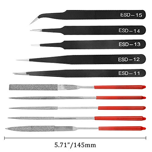 28Pcs Modeler Basic Tools Craft Set Compatible with Gundam Model Tools Kit with Plastic Box Hobby Model Assemble Building Repairing and Fixing DIY Craft Kit