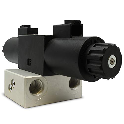 Summit Hydraulics Universal Third Function Valve Kit w/Joystick Handle, 15 GPM, 1/4" ISO 7241-B Couplers - size: 1/4" Body ISO 7241-B couplers