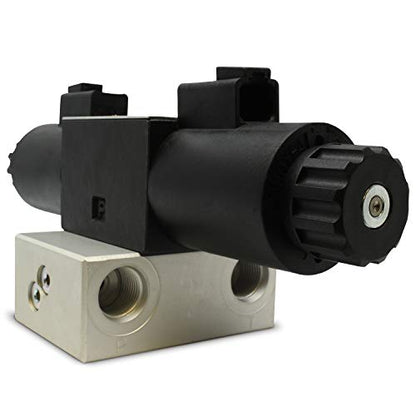 Summit Hydraulics Universal Third Function Valve Kit w/Joystick Handle, 15 GPM, 1/4" ISO 7241-B Couplers - size: 1/4" Body ISO 7241-B couplers