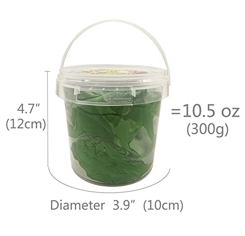 Air Dry Modeling Clay 10.5 oz Ultra Light Magic Clay DIY Moulding Dough Primary Colors Art Craft Kit (Dark Green) - color: Dark Green
