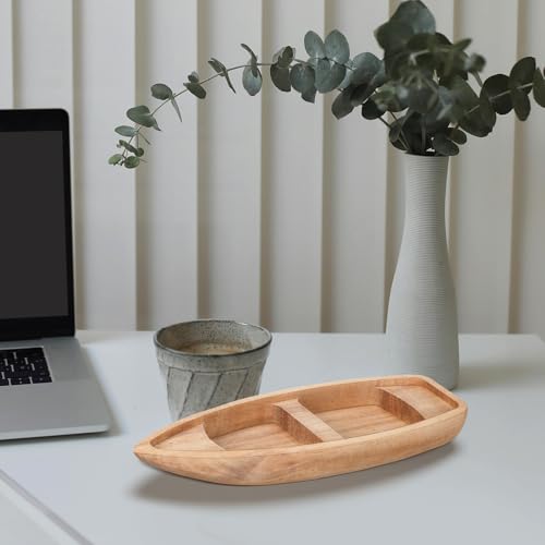 Toyvian Wooden Sailboat Model Kit, Unfinished Wood Boat for DIY Crafts