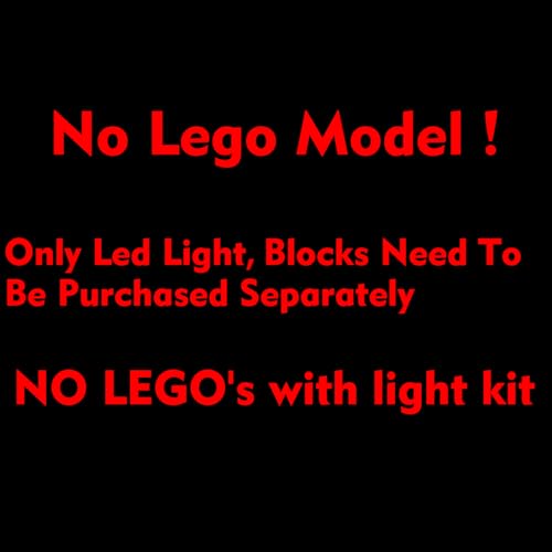 VONADO Led Light Kit Compatible with Lego 21189 Skeleton Dungeon, DIY Decor Lights for Lego Building Blocks