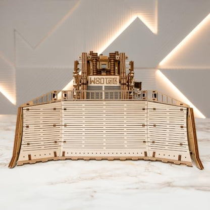 Wood Trick Terrain Titan Bulldozer 3D Wooden Puzzles for Adults to Build