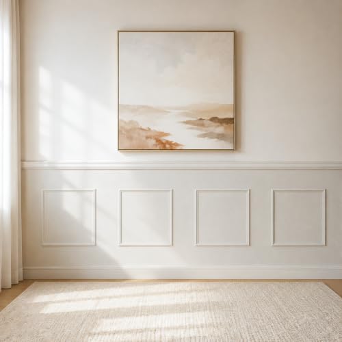 Pre-Cut Paintable Wall Molding Kit, 3 Set Accent Wall Panels (20"x 20") - size: 20"x 20"
