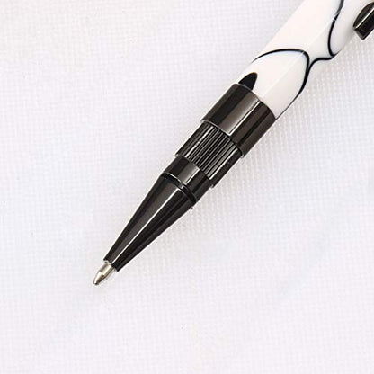 Legacy Woodturning, Gear Click Pen Kit - Gun Metal, 8 Pack, Woodworking Project Kit