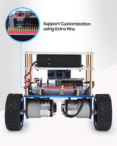ELEGOO Tumbller Self-Balancing Robot Car Kit, Compatible with Arduino