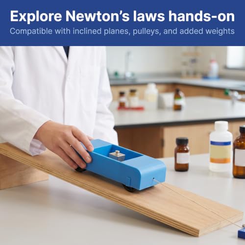 United Scientific™ Hall's Carriage for Physics, Newton's Law, Science Lab