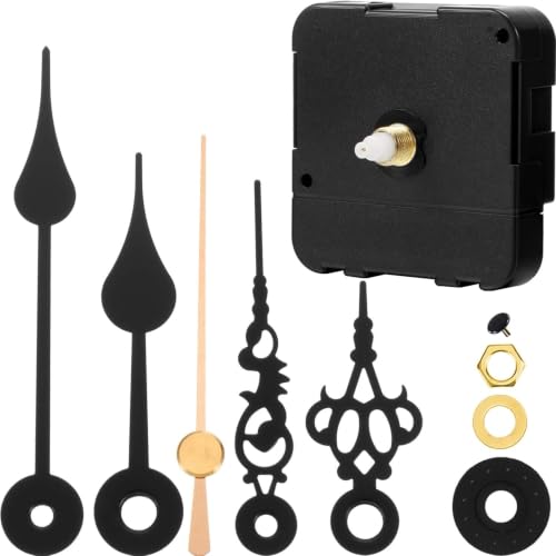 Hicarer Battery Operated Clock Mechanism DIY, Shaft Length 4/5 Inch/ 20 mm - size: Shaft Length 4/5 inch
