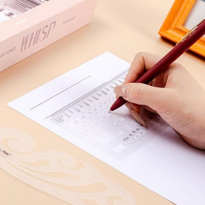 Mr. Pen- Geometric Drawing Template, 2 pcs, French Curve, Plastic Template - style: 2 pcs