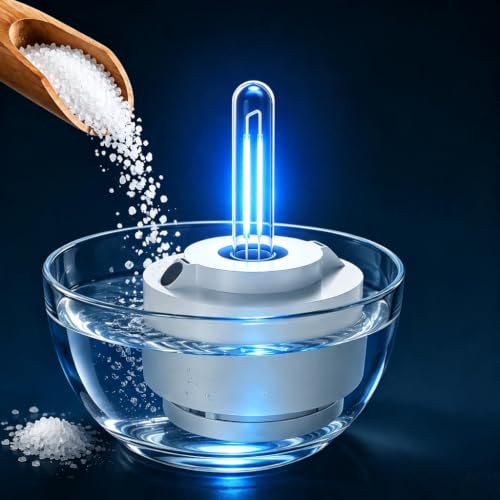 Salt Water Lamp,STEM Kit for Teens,Hydro-Powered Light (Blue)