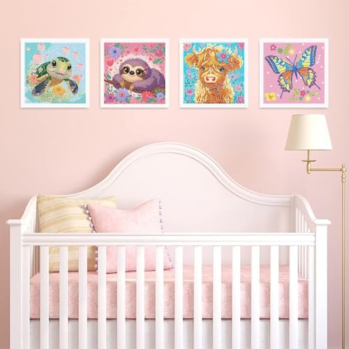 6 Pack Diamond Art Kits for Kids Teens, Diamond Painting for Kids 6X6 Inch - color: DPKK-3
