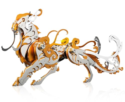 FILASLFT 3D Metal Puzzles for Adults,Mechanical Model Kit Orange Lu Wu - color: C7-lu Wu-orange