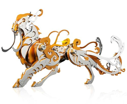 FILASLFT 3D Metal Puzzles for Adults,Mechanical Model Kit Orange Lu Wu - color: C7-lu Wu-orange