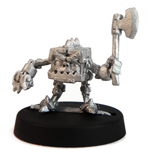 Stonehaven Mechanical Berserker Miniature - 21mm Lead-Free Pewter Figure, 28mm Scale, Unpainted, Made in USA