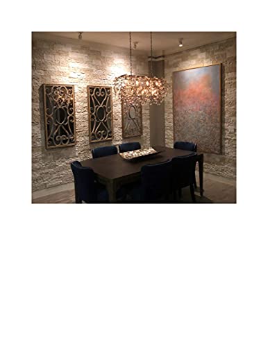 AirStone Primary Stones, Birch Bluff Color Blend, Manufactured Stone - color: White Tones, size: Primary