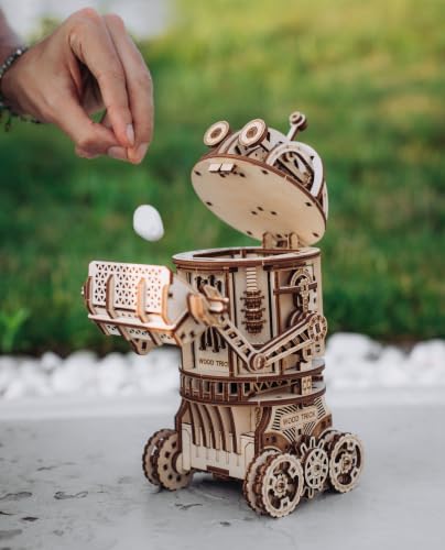 Wood Trick Space Junk Robot 3D Wooden Puzzles for Adults to Build