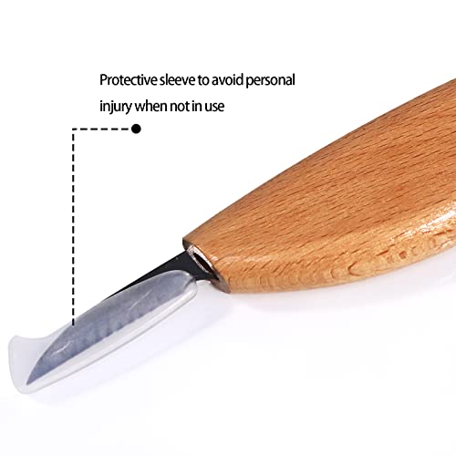 Wood Carving Detail Knife, Chip Carving Knife for Beginners Hobbies Whittling Tool for Men, Women, Adults, and Kids