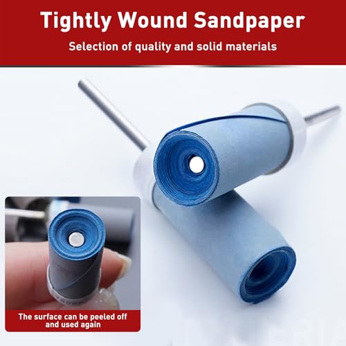 1500 Grit Sanding Stick,15 Pcs Sanding Drums for Dremel Rotary Tool - size: 1500 Grit