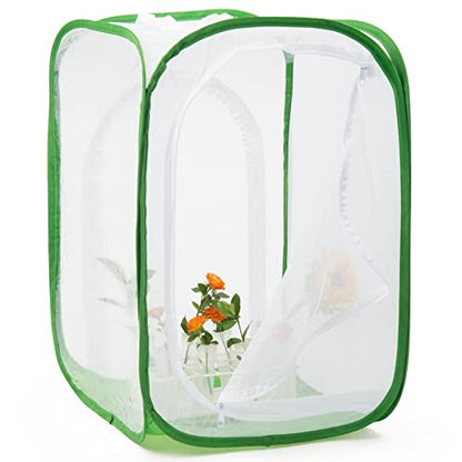 Monarch Butterfly Habitat, Insect Mesh Cage, 24 x 24 x 36 inches - size: 24 x 24 x 36 inches