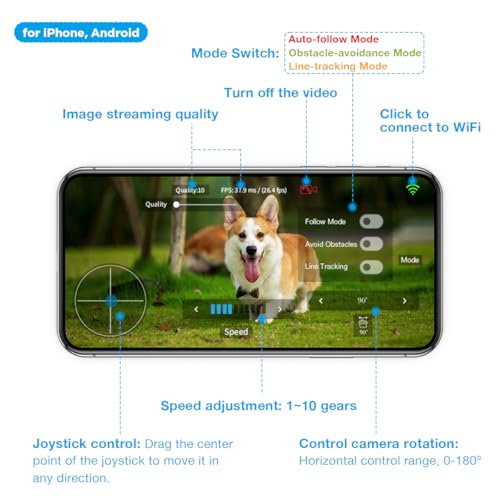 LAFVIN R3 Camera Smart Robot Car Kit for Arduino Robotics with Tutorial