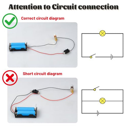 BeAndge Electric Circuit Kit for Kids 8-12, Science STEM Toys