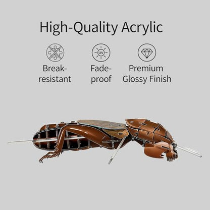 3D Acrylic Insect Puzzle DIY Bug Model Kit Animal STEM Gift - color: Mole Cricket