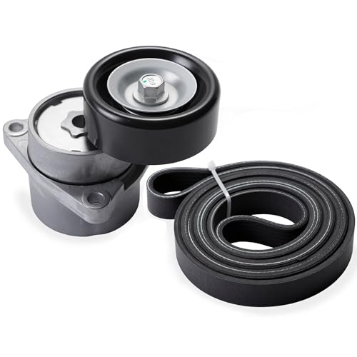 Belt Tensioner and Serpentine Belt Kit #38284 6PK2235 90K-38284B - size: for Altima 2007-2013