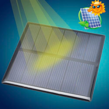 10pcs 3V 210mA Mini Solar Panel Epoxy Polycrystalline Solar Cell Panel 70mm x 70mm/2.76" x 2.76" for Solars Power Cells DIY Solar Materials Photovoltaic Cells Solar DIY System Kits