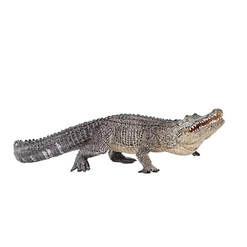 MOJO - Alligator | Moving Jaw Feature | Hand-Painted Toy Figure | Wildlife Collection | True to Life & Highly Detailed | Designed in UK
