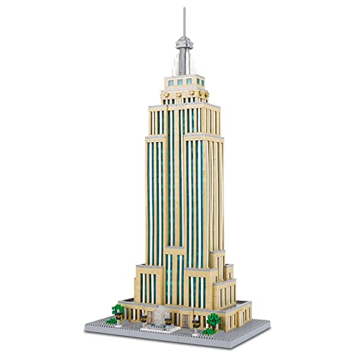 Mini Building Block Set, World Architecture Model Micro Mini Blocks Famous Landmark Model Building Toys, 3819 PCS - color: Famous Landmark