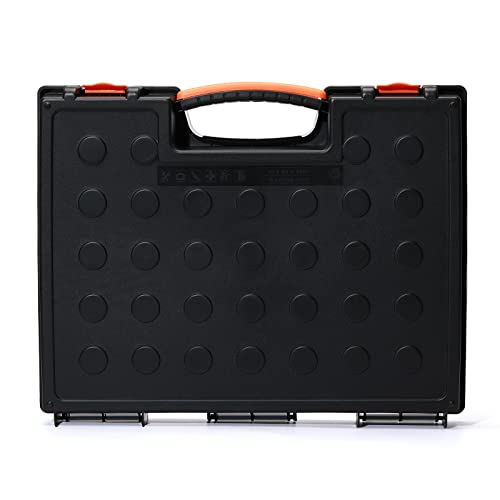 EMENTOL 2PCS Multi-Purpose Portable Organizer Box Set with 44-Removable Compartments, 2 Pieces Professional Boxes with Dimension 16.2"L*13"W*2.3"H - size: 2 PCS
